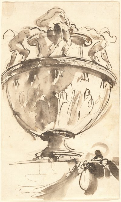 Eine fantastische Vase von Giovanni Battista Piranesi