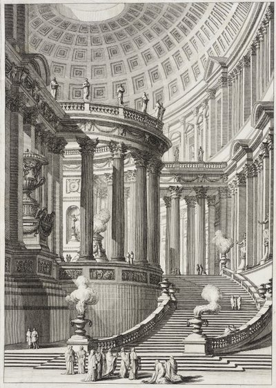 Templo antigo de Giovanni Battista Piranesi