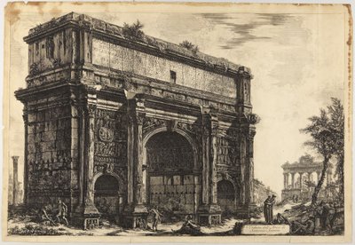 Arco de Septímio Severo de Giovanni Battista Piranesi