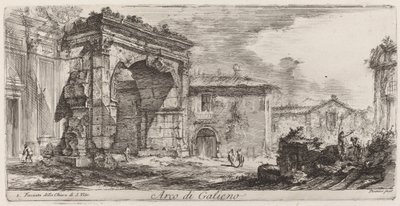 Arco de Trajano em Ancona de Giovanni Battista Piranesi