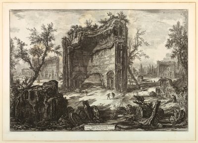 Banhos de Trajano de Giovanni Battista Piranesi