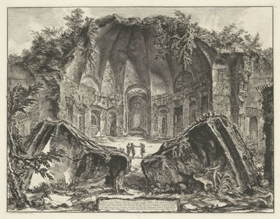 Canopus em Villa Adriana te Tivoli Restos do Templo de Deus Canopus na Villa Adriana em Tivoli (título no objeto) Gezichten op Rome (título da série) Vistas de Roma projetadas e gravadas pelo arquiteto Giambattista Piranesi Ve (nez) iano (título da série) de Giovanni Battista Piranesi