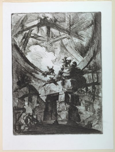 Série Carceri, Placa IX de Giovanni Battista Piranesi