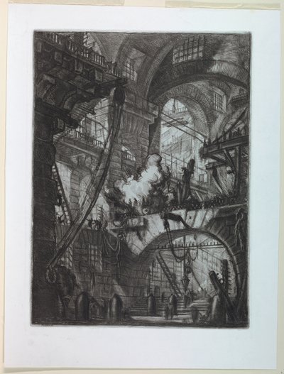 Série Prisões, Placa VI de Giovanni Battista Piranesi