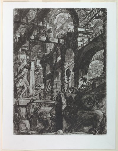 Série Prisões, Placa V de Giovanni Battista Piranesi