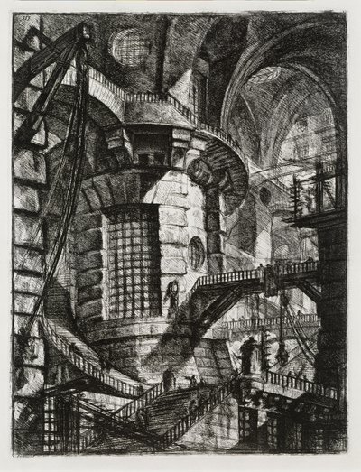 Prisões imaginárias: Torre cilíndrica de Giovanni Battista Piranesi