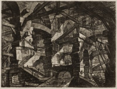 Prisões imaginárias XIV de Giovanni Battista Piranesi
