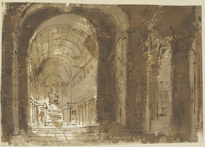 Interior de igreja de Giovanni Battista Piranesi