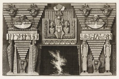Chaminé etrusca, de diferentes maneiras de enfeitar os caminhos de Giovanni Battista Piranesi