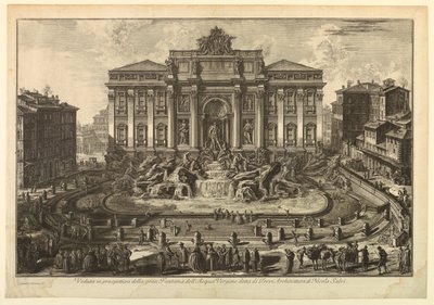 Fonte de Trevi de Giovanni Battista Piranesi