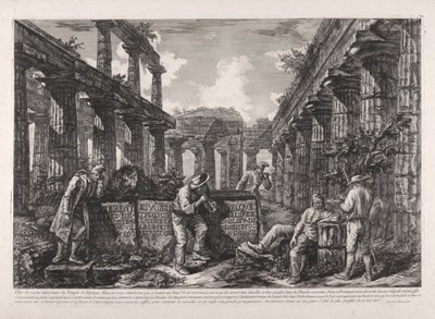 Frontispício, de Diff?rentes vues de de Giovanni-Battista Piranesi