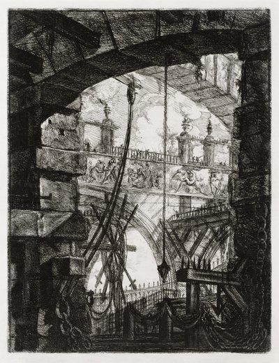 A grande praça de Giovanni Battista Piranesi