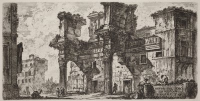 Parte do Fórum de Nerva de Giovanni Battista Piranesi