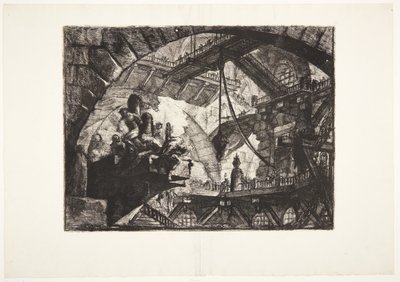 Prisioneiros em uma plataforma de projeção de Giovanni Battista Piranesi