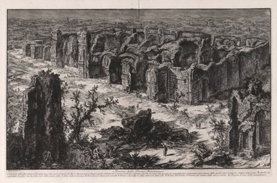 Rovine delle Terme Antoniniane (Ruínas dos Banhos Antoninos [Banhos de Caracalla]), de Vedute di Roma (Vistas de Roma) de Giovanni-Battista Piranesi