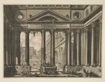 Segunda Frontispício do Volume IV de Le Antichit? Romane de Giovanni Battista Piranesi