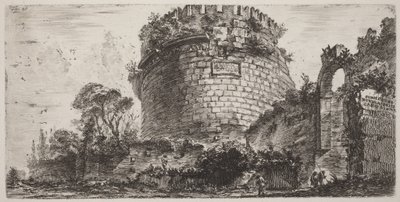 Sepulcro de Metella, dito Capo di Bove de Giovanni Battista Piranesi