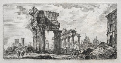 Templo de Júpiter Trovão de Giovanni Battista Piranesi