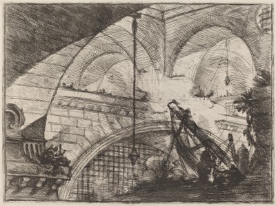 Der Bogen mit Muschelornament von Giovanni Battista Piranesi