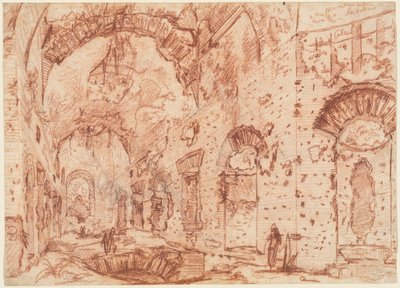 O «Canopo» da Villa Adriana em Tivoli de Giovanni Battista Piranesi
