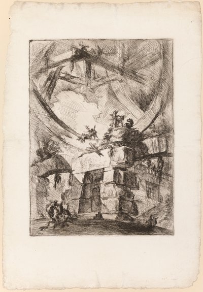 O Carceri, placa 9 de Giovanni Battista Piranesi
