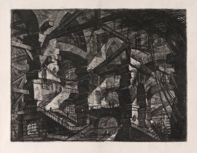 O Arco Gótico, placa 14 de Carceri d de Giovanni Battista Piranesi