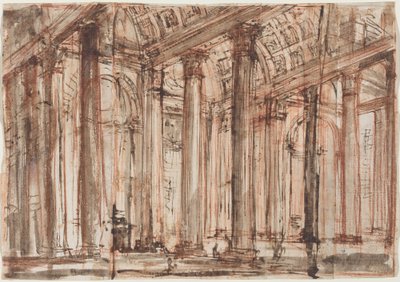O pórtico do Panteão de Giovanni Battista Piranesi