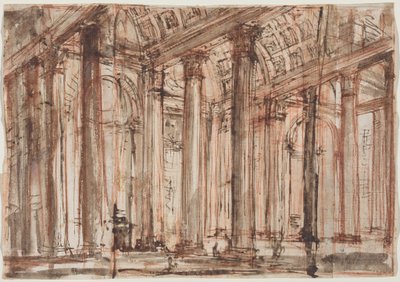 O pórtico do Panteão de Giovanni Battista Piranesi