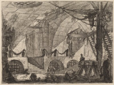 A serra de Giovanni Battista Piranesi
