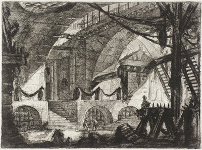 O cavalete de serrar de Giovanni Battista Piranesi