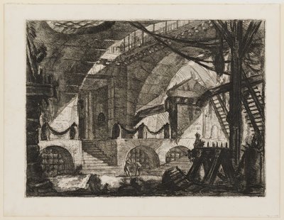 O cavalete de serra de Giovanni Battista Piranesi