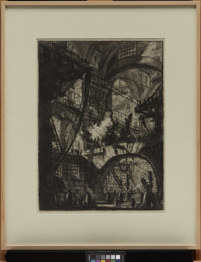 Das rauchende Feuer, ca. 1761 von Giovanni Battista Piranesi