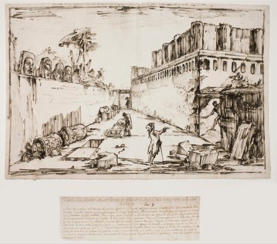 O túmulo dos Istacidi, Pompeia de Giovanni-Battista Piranesi
