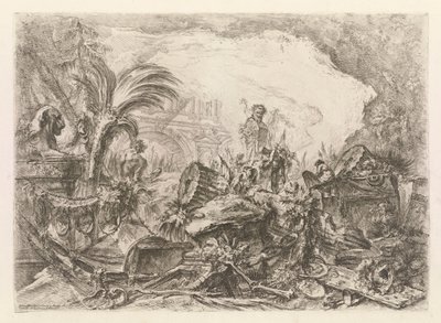 O Arco do Triunfo, de Grotteschi (grotescos) de Giovanni Battista Piranesi