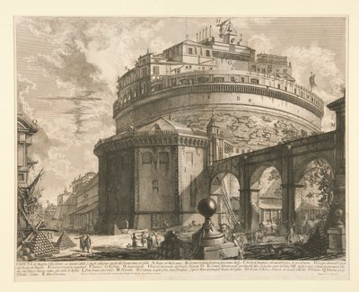 Vista do Mausoléu de de Giovanni-Battista Piranesi