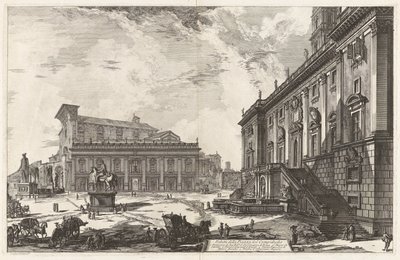 Vista da Piazza del Campidoglio, de Views of Rome de Giovanni Battista Piranesi