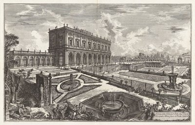 Vista da Villa do de Giovanni-Battista Piranesi