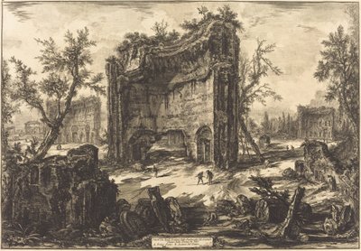 Vista... das Termas do Tito de Giovanni Battista Piranesi