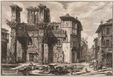Vistas de Roma: Fórum de Nerva de Giovanni Battista Piranesi