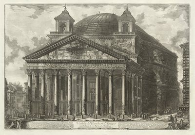 Vistas de Roma: O Panteão de Giovanni Battista Piranesi