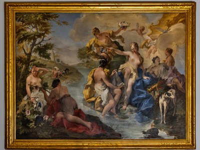 Diana e as ninfas de Giovanni Battista Pittoni