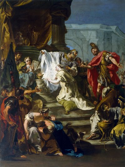 Sacrifício da Filha de Jefté, de Giovanni Battista Pittoni, o Jovem de Giovanni Battista Pittoni