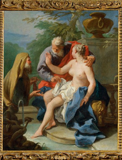 Susannah e os Anciãos ... de Giovanni Battista Pittoni