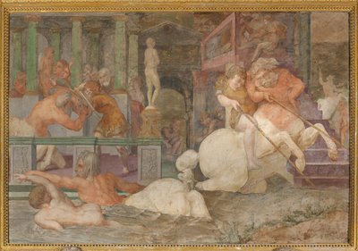 A educação de Aquiles de Giovanni Battista Rosso Fiorentino