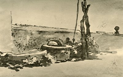 Um poço, meados do século XVIII, 1928 de Giovanni Battista Tiepolo