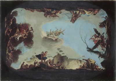Alegoria do poder da eloquência, c.1725 de Giovanni Battista Tiepolo