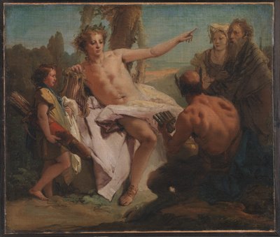 Apolo e Marsias de Giovanni Battista Tiepolo