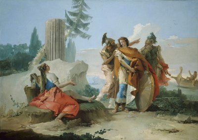 Armida abandonada por Rinaldo, 1742-45 de Giovanni Battista Tiepolo