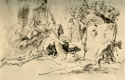 Capriccio, c1740s, 1928 de Giovanni Battista Tiepolo