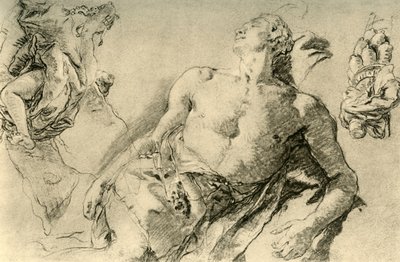 Estudo detalhado do Hyacinth em Bückeburg., C1752, 1928 de Giovanni Battista Tiepolo